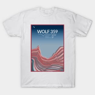 Wolf 359 Space Poster T-Shirt